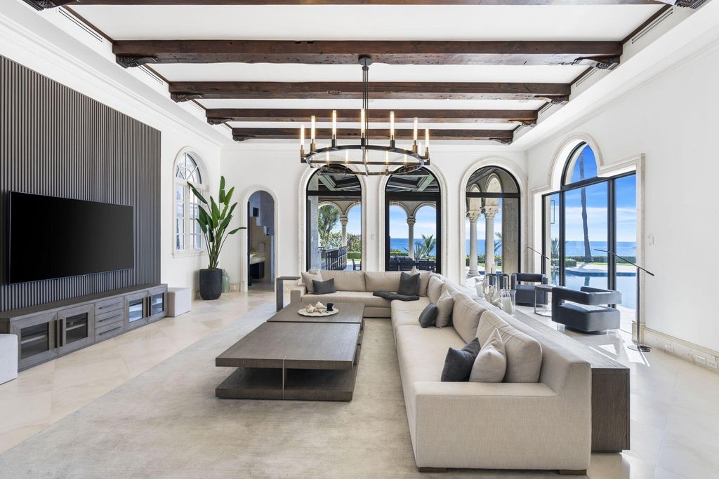 Spectacular oceanfront palazzo a 59. 9 million luxury estate in delray beach florida 28