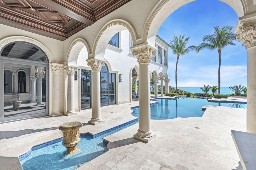 Spectacular oceanfront palazzo a 59. 9 million luxury estate in delray beach florida 66