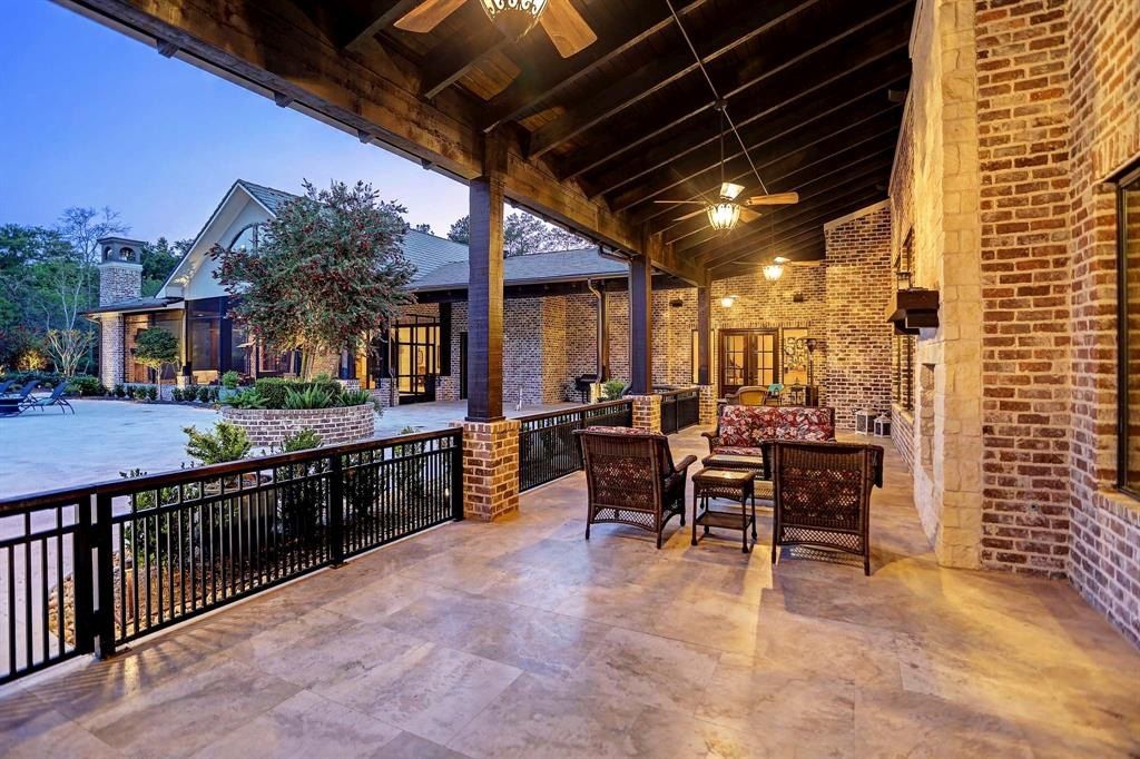 Stunning custom estate in crosby texas featuring a breathtaking freeform pool with meandering lazy river 39