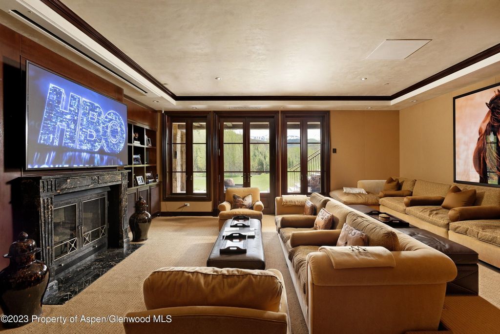 Timeless european style stone chalet in snowmass village colorado listed at 60 million 11