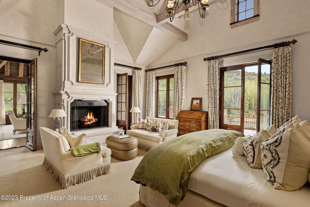 Timeless european style stone chalet in snowmass village colorado listed at 60 million 13