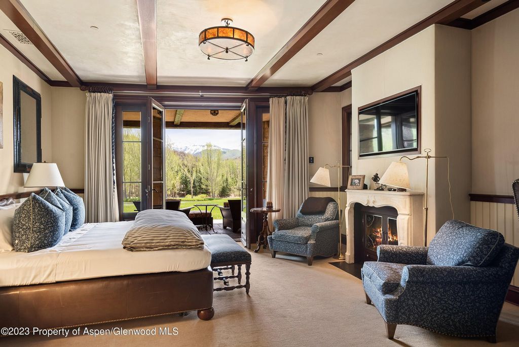 Timeless european style stone chalet in snowmass village colorado listed at 60 million 14