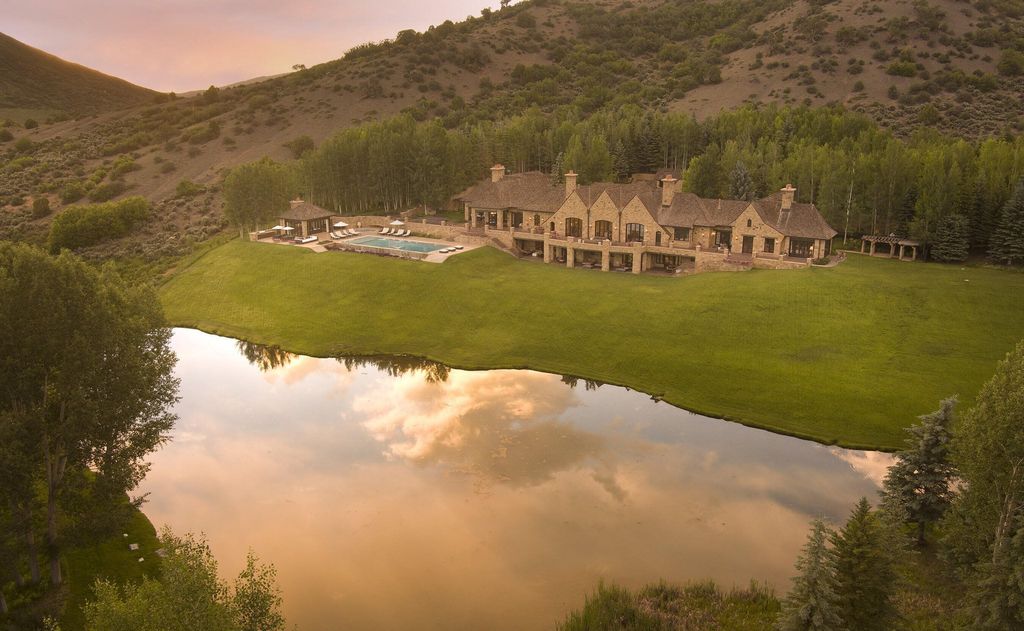 Timeless european style stone chalet in snowmass village colorado listed at 60 million 20