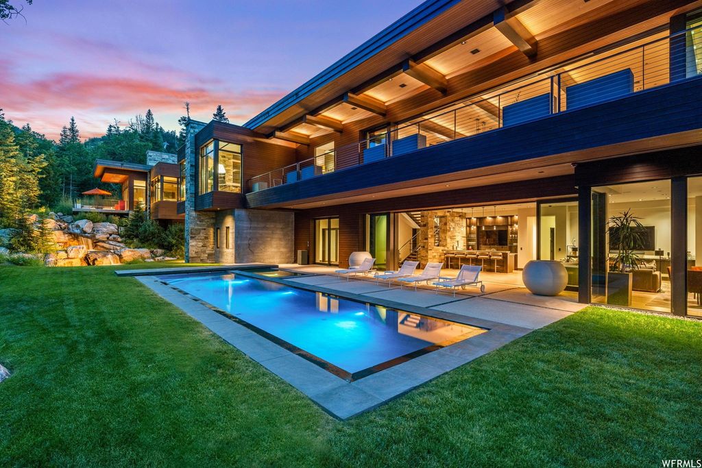 Year round mountain oasis modern sanctuary with ski run views in park city utah for 27. 95 million 1