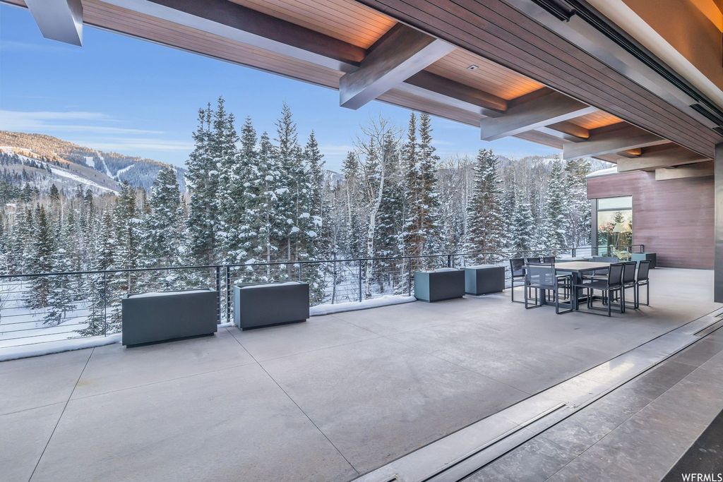 Year round mountain oasis modern sanctuary with ski run views in park city utah for 27. 95 million 10