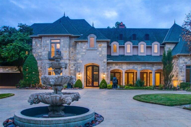 An Extraordinary French Estate in Dallas Priced at $7.6 Million