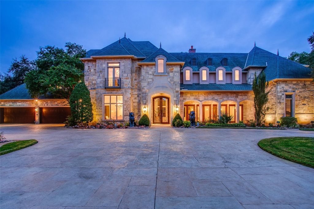 An extraordinary french estate in dallas priced at 7. 6 million 2