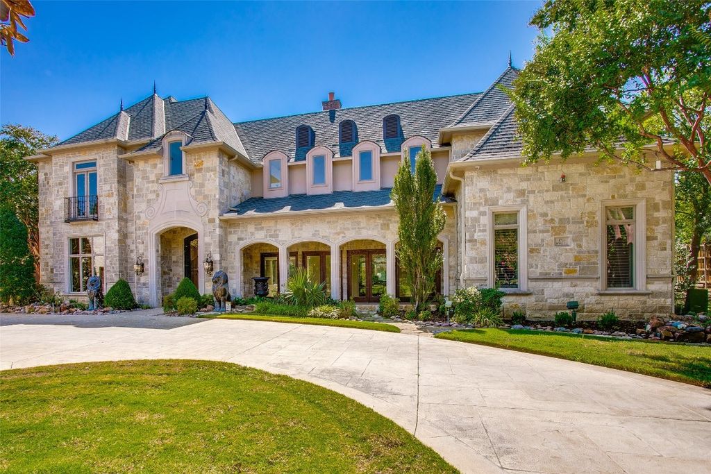 An extraordinary french estate in dallas priced at 7. 6 million 4