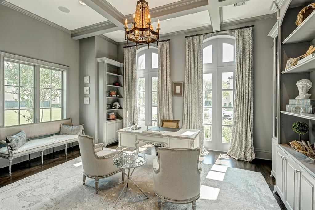 Architectural masterpiece in houston timeless french inspired luxury for 3. 295 million 21