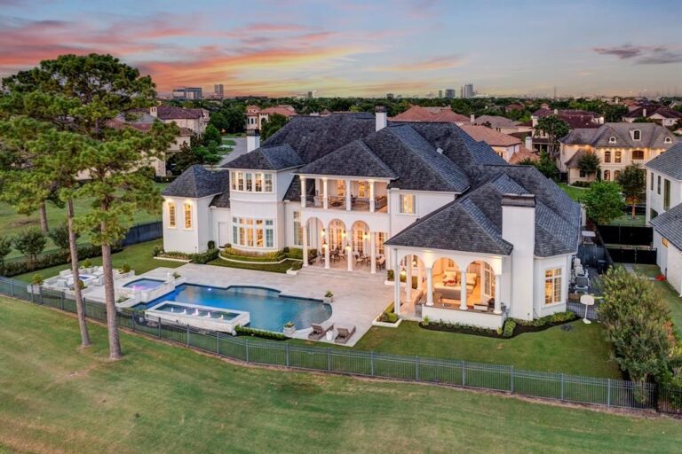 Architectural Masterpiece in Houston: Timeless French-Inspired Luxury for $3.295 Million