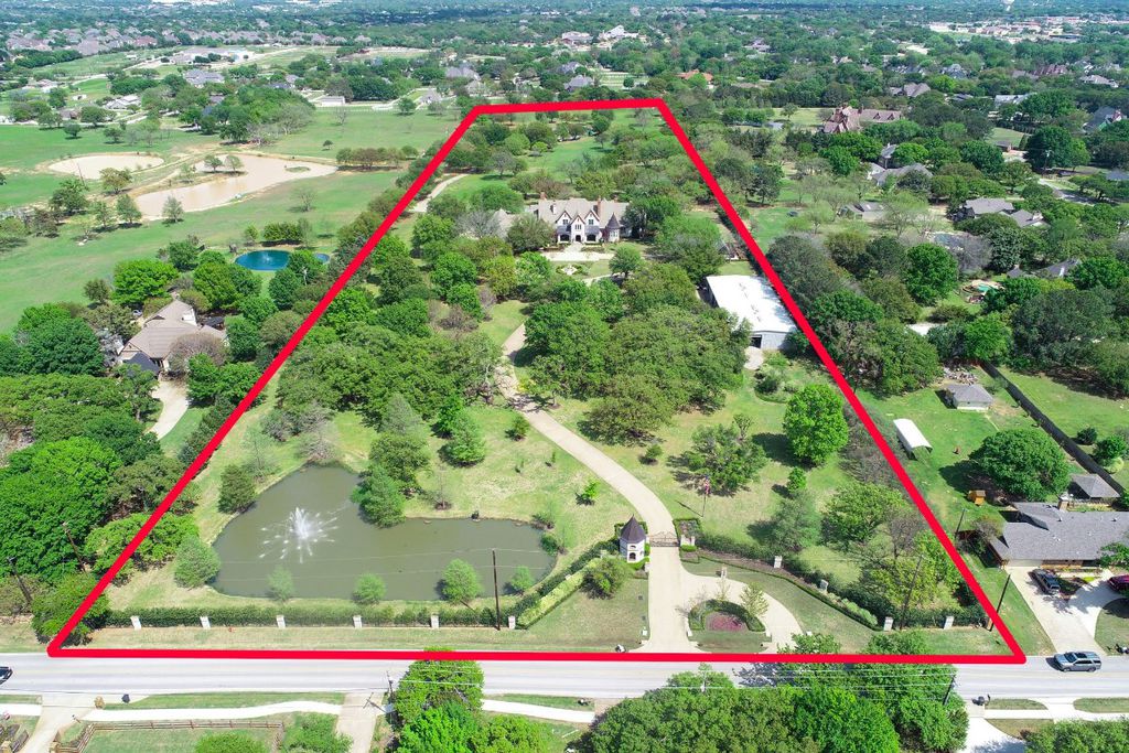 Breathtaking 16. 78 acre estate with lush gardens in colleyville listed at 13 million 3