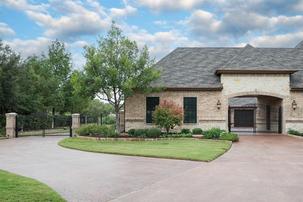 Charming european style home in flower mound lists for 4. 295 million 36