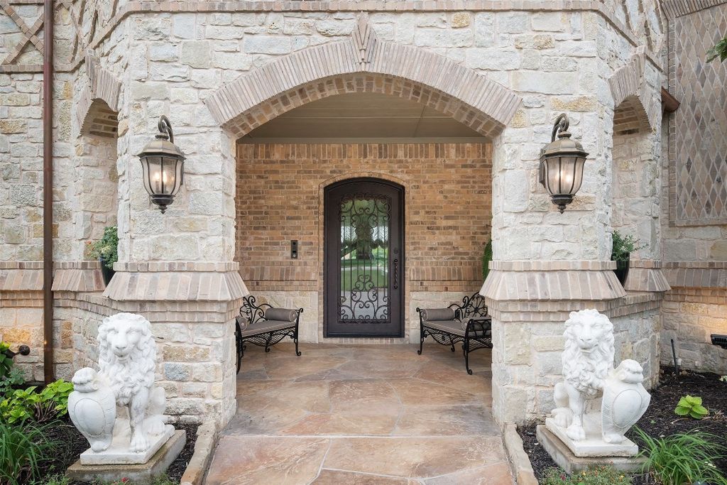 Charming european style home in flower mound lists for 4. 295 million 4