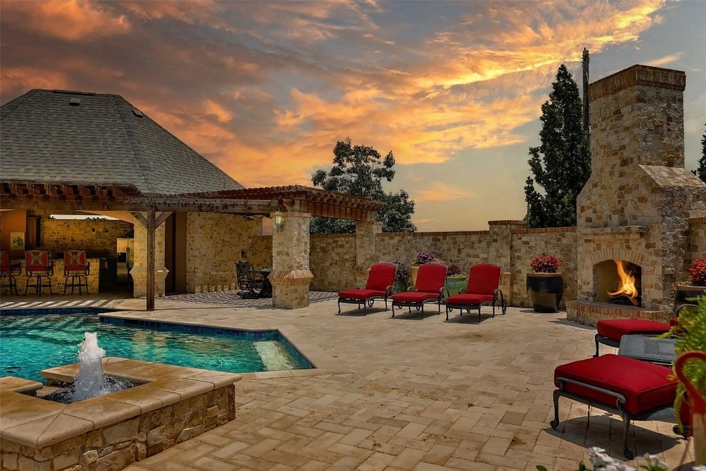 Elegance french country estate in aubrey priced at 3. 89 million 27