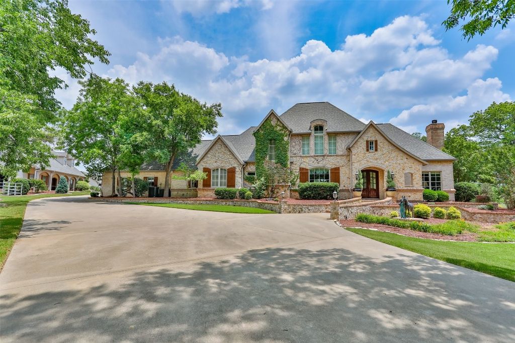 Elegance french country estate in aubrey priced at 3. 89 million 3