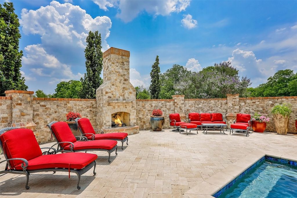 Elegance french country estate in aubrey priced at 3. 89 million 5