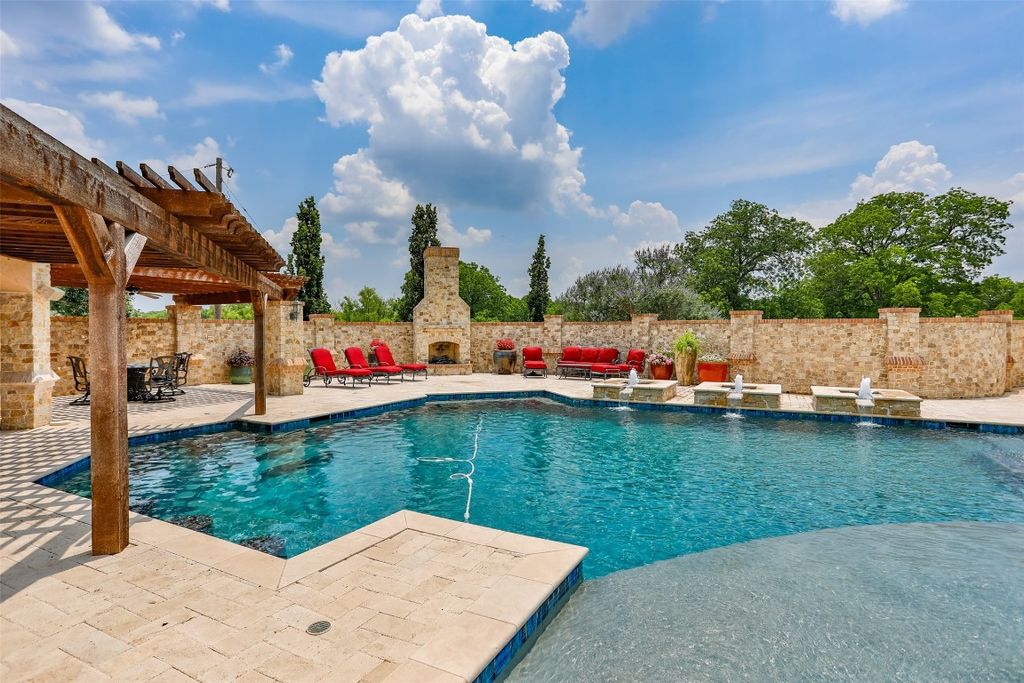 Elegance french country estate in aubrey priced at 3. 89 million 6