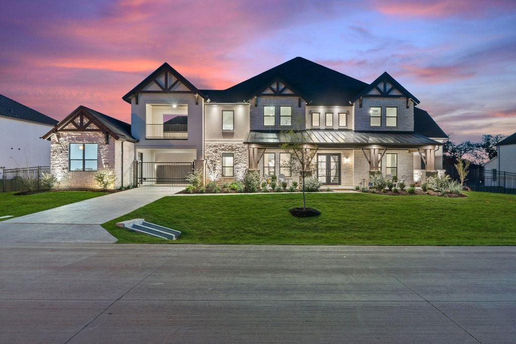 Elegantly Melded Modern and Classic Design in Flower Mound Home Priced at $2.499 Million
