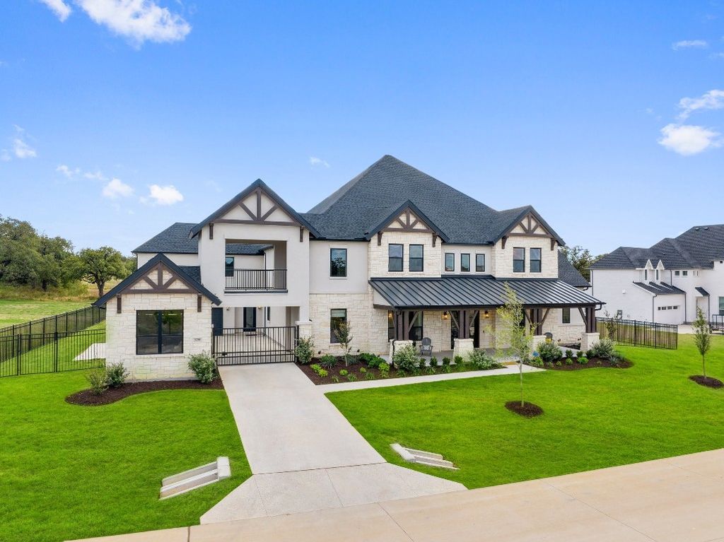 Elegantly melded modern and classic design in flower mound home priced at 2. 499 million 3