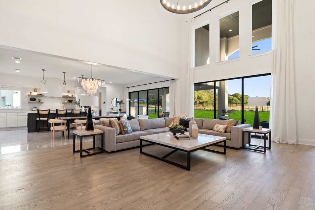 Elegantly melded modern and classic design in flower mound home priced at 2. 499 million 8