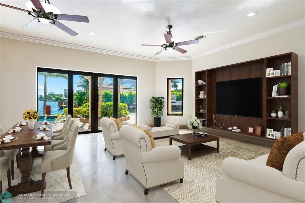 Florida waterfront luxury spectacular estate hits market for 7. 15 million 7