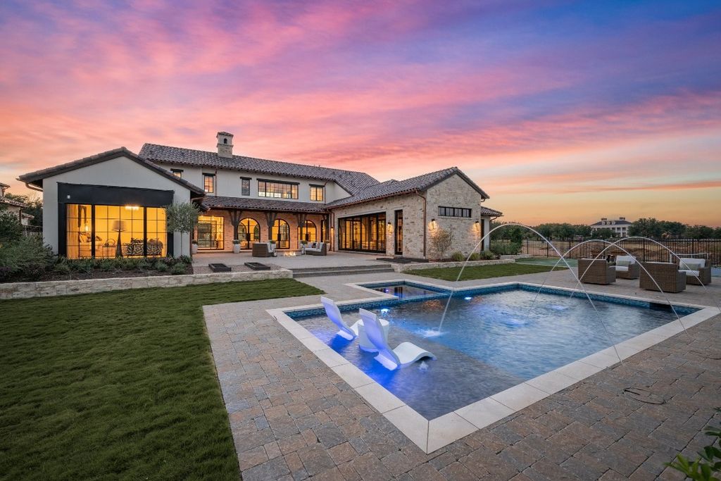 Masterpiece by brian michael distinctive homes luxury residence in colleyville offered at 5. 2 million 3