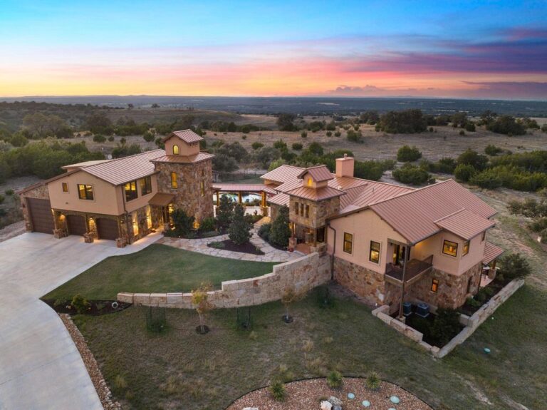 A Masterfully Designed Villa with Timeless Elegance in Marble Falls for $2.25 Million