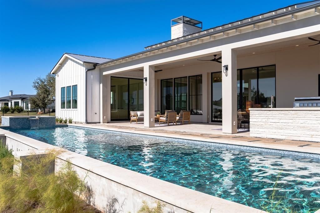 Ames design build unveils tranquil single story modern ranch in austin priced at 3. 125 million 30
