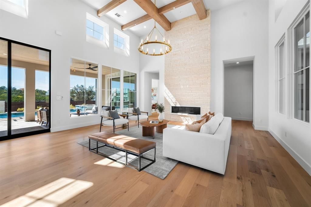 Ames design build unveils tranquil single story modern ranch in austin priced at 3. 125 million 8