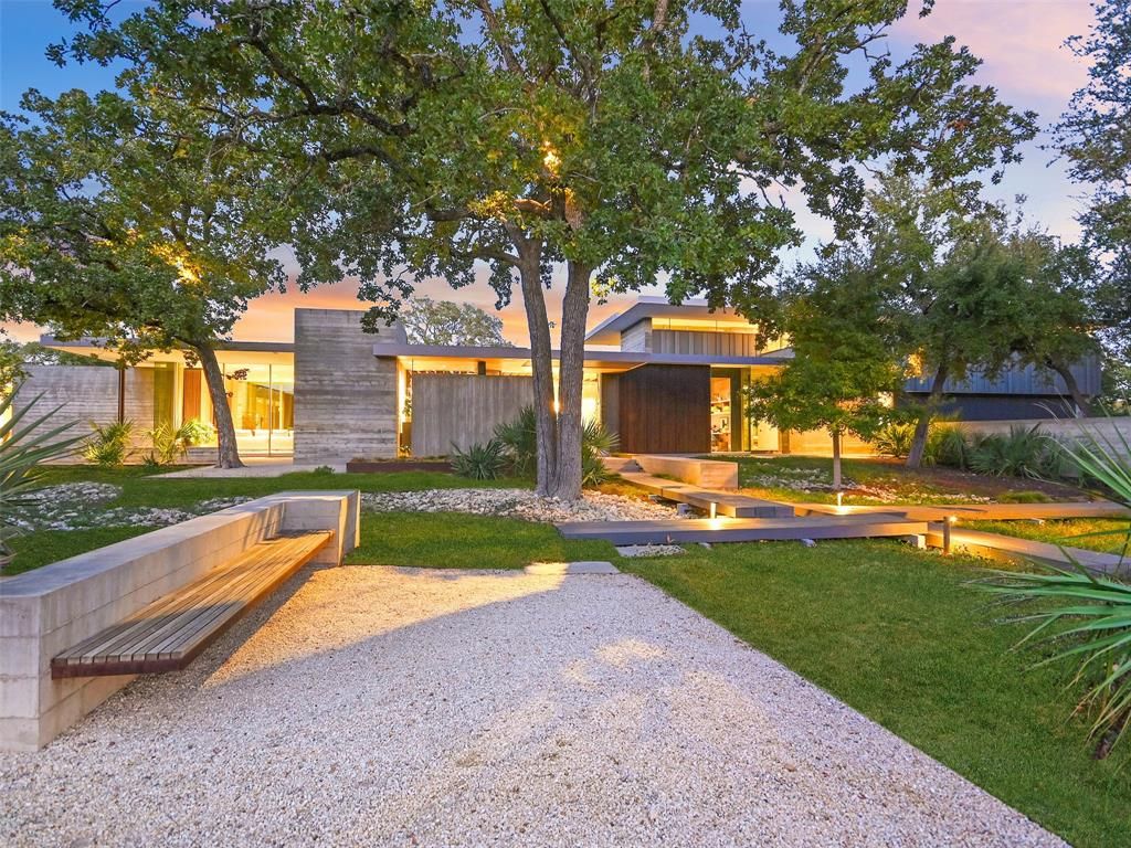 Austins award winning residence blending architectural elegance with natural harmony priced at 12. 5 million 2