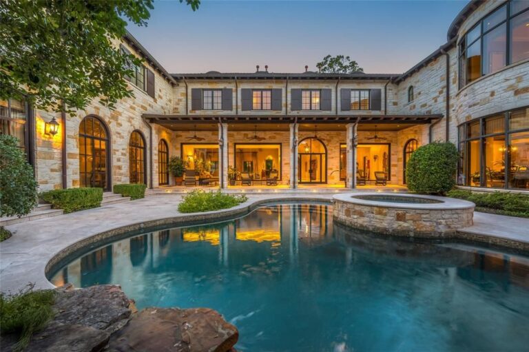 Elby Martin’s Refined Classic Design Showpiece in Houston, Priced at $11.5 Million