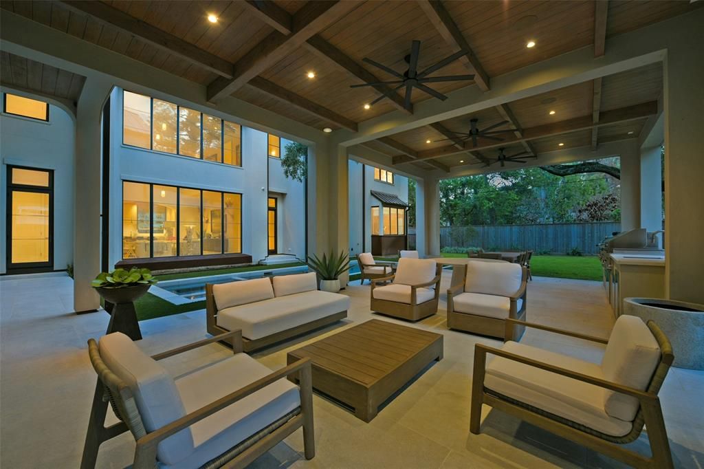 Exceptional craftsmanship award winning recent construction by thompson custom homes in houston priced at 6. 1 million 29
