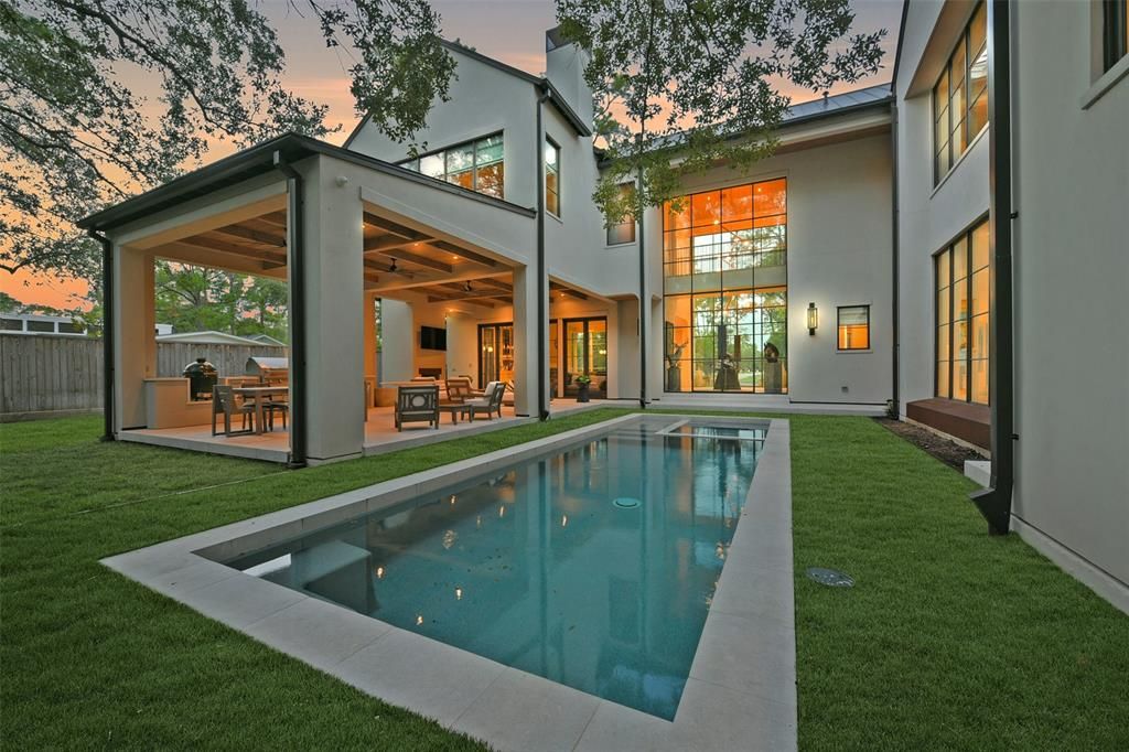 Exceptional craftsmanship award winning recent construction by thompson custom homes in houston priced at 6. 1 million 30