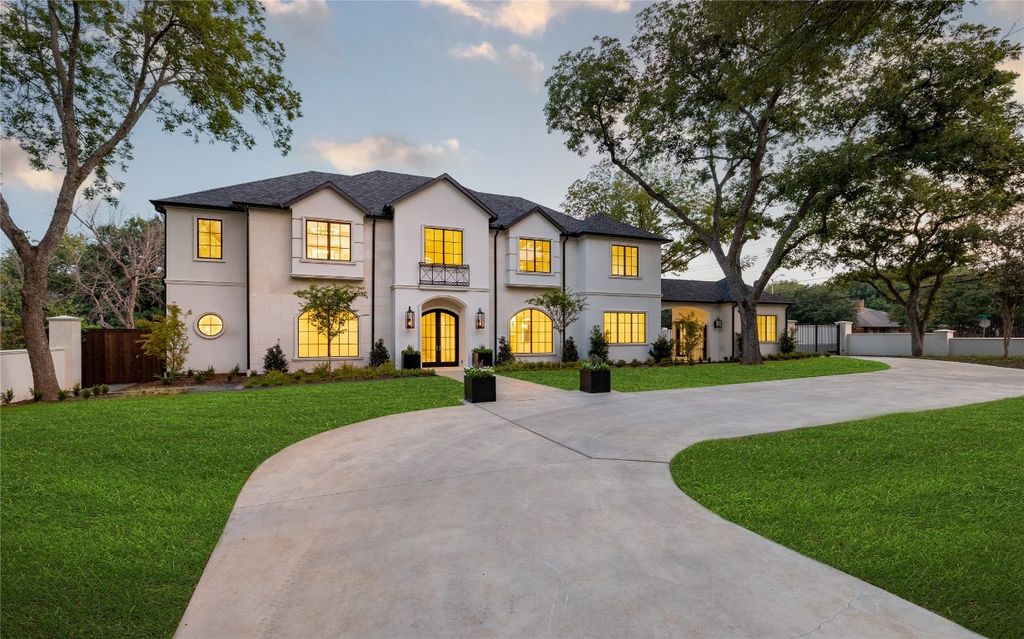 Exquisite french transitional home in dallas a 7. 6 million masterpiece by lux custom homes 38