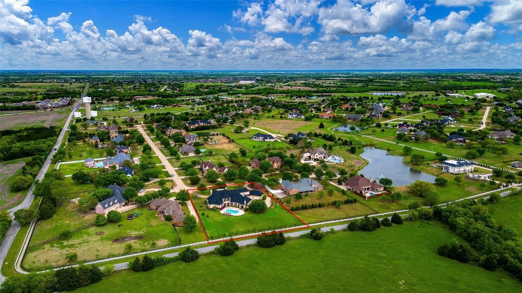 French inspired estate with breathtaking countryside sunsets in rockwall offered at 2. 275 million 37