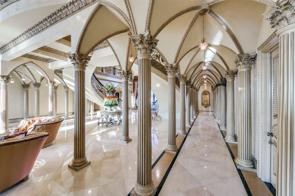 Magnificent architecture with panoramic skyline views in plano listed at 6. 9 million 12