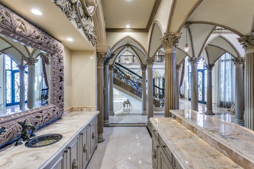 Magnificent architecture with panoramic skyline views in plano listed at 6. 9 million 15