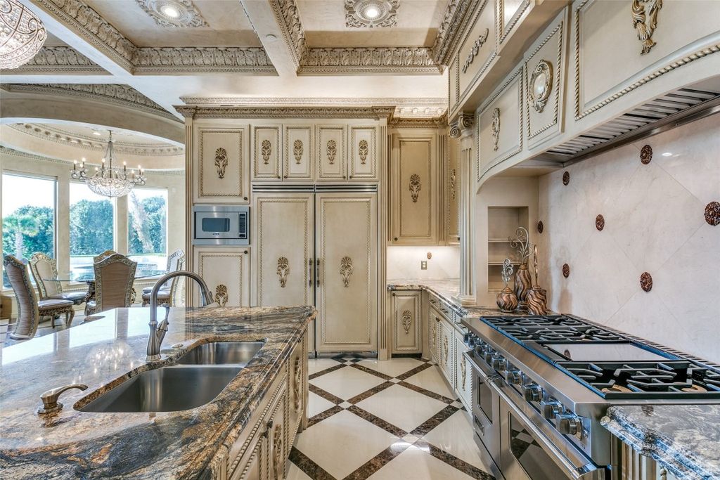 Magnificent architecture with panoramic skyline views in plano listed at 6. 9 million 16
