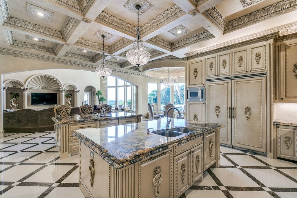Magnificent architecture with panoramic skyline views in plano listed at 6. 9 million 17