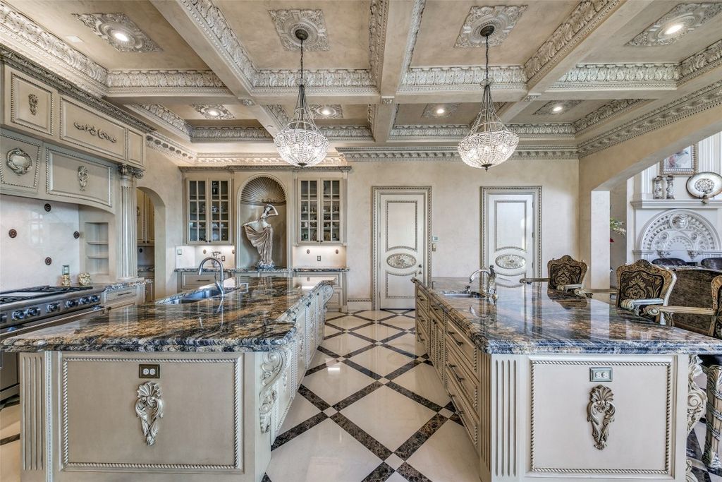 Magnificent architecture with panoramic skyline views in plano listed at 6. 9 million 18