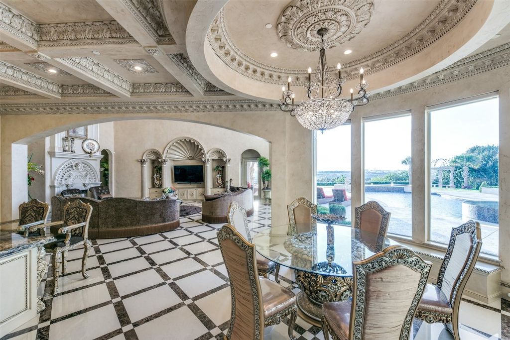 Magnificent architecture with panoramic skyline views in plano listed at 6. 9 million 20