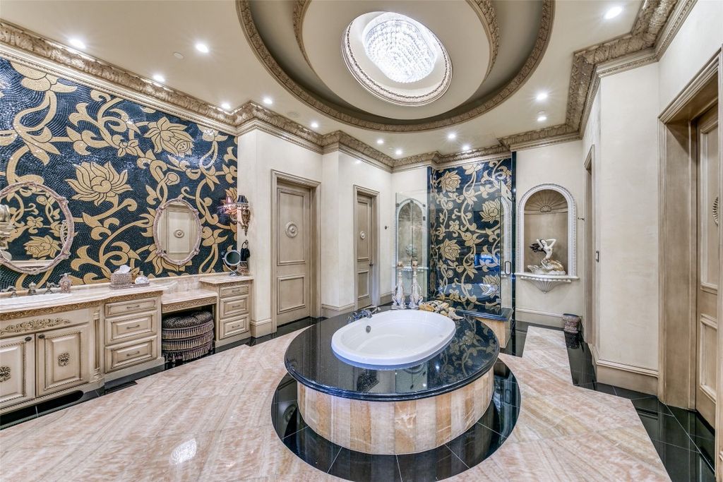Magnificent architecture with panoramic skyline views in plano listed at 6. 9 million 23
