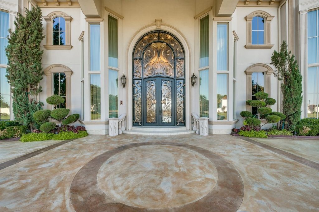 Magnificent architecture with panoramic skyline views in plano listed at 6. 9 million 3