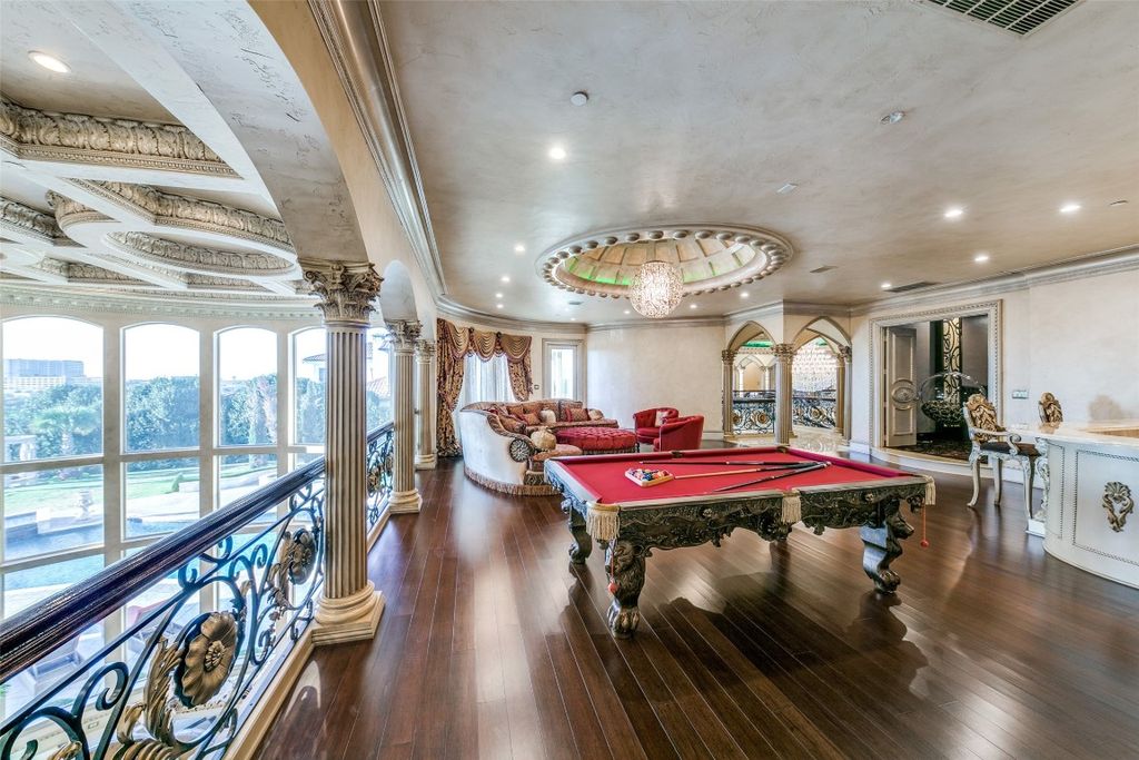 Magnificent architecture with panoramic skyline views in plano listed at 6. 9 million 30