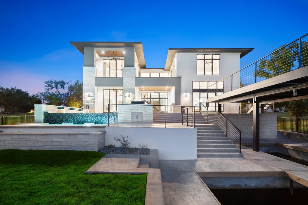 Magnificent modern home in horseshoe bay listed at 4. 9 million offers luxury living 25