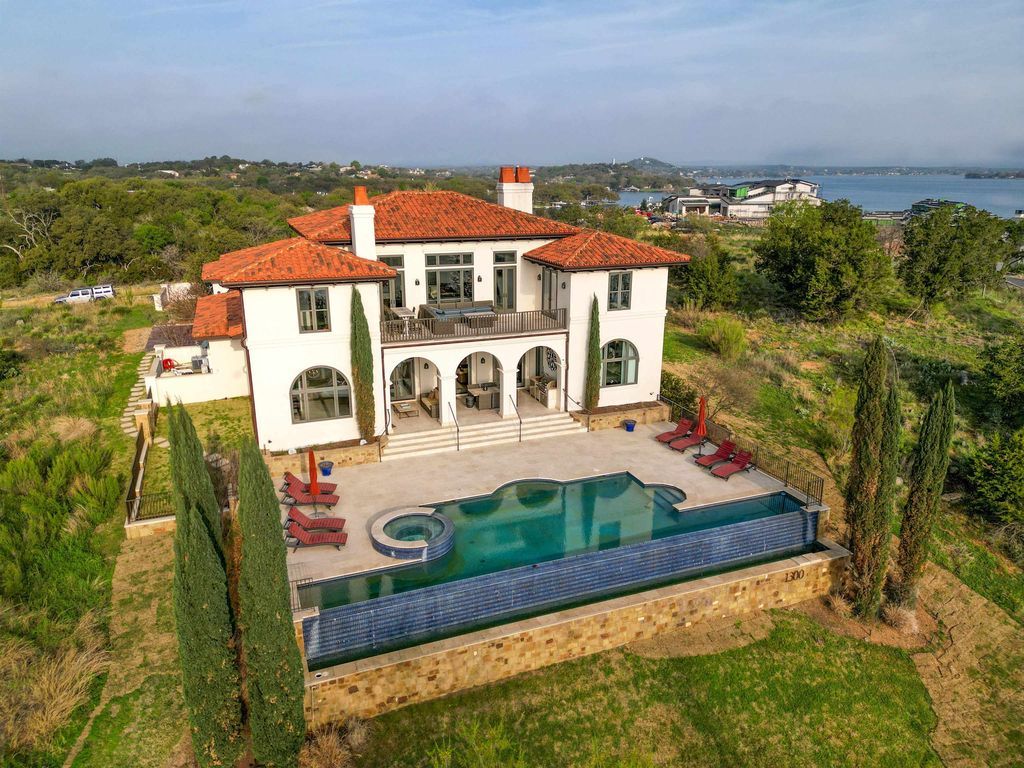 Majestic Mediterranean Retreat in Horseshoe Bay Offers Scenic Views of Lake LBJ Listed at $3.4 Million