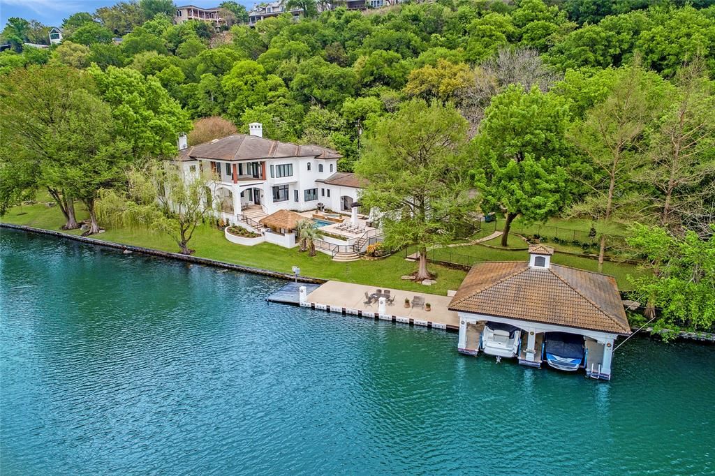 Stunning lake austin waterfront home with resort worthy amenities priced at 18885000 1