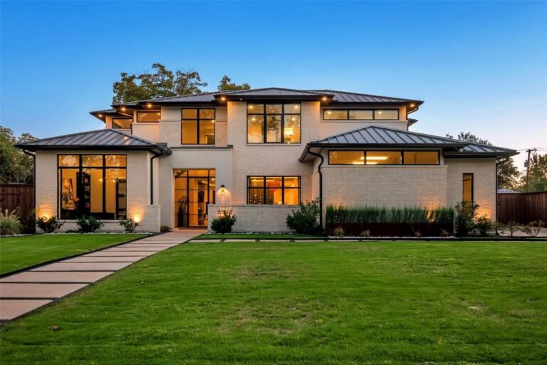 Twin Oaks Homes Unveils a Spectacular Contemporary Residence in Dallas, Listed at $3.975 Million