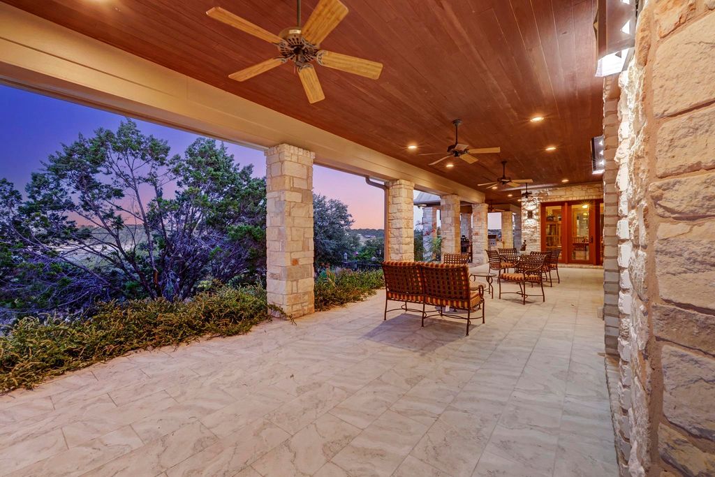 Waterfront elegance custom built single level estate in spicewood listed at 4. 475 million 21