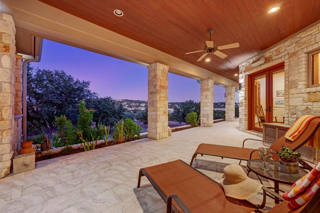 Waterfront elegance custom built single level estate in spicewood listed at 4. 475 million 23